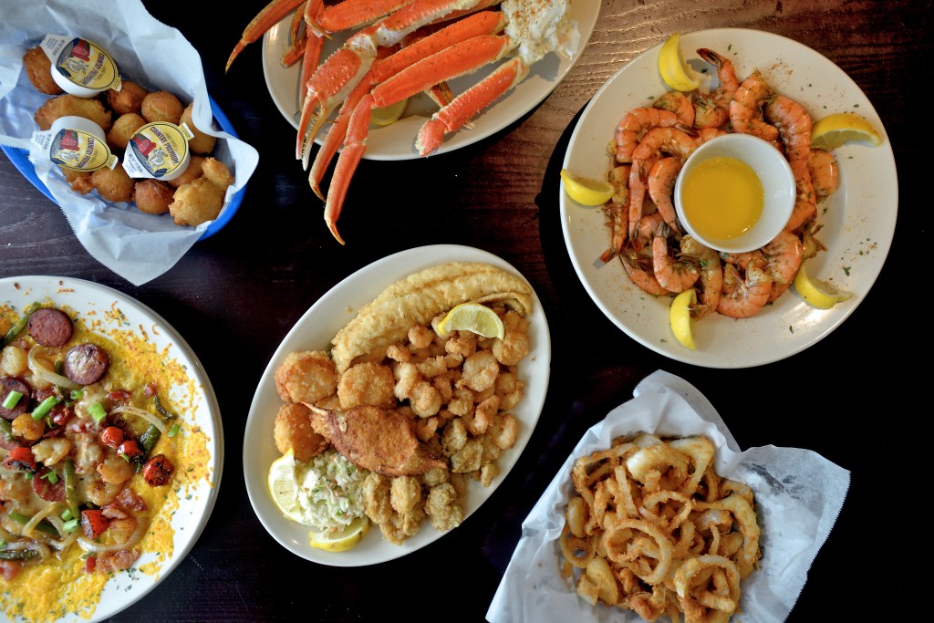 Fresh Calabash-style fried seafood