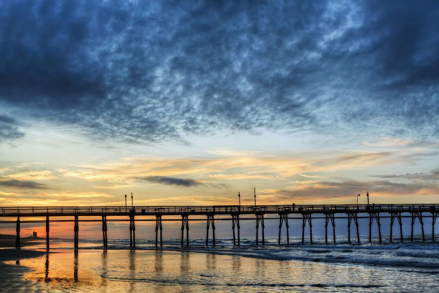 Sunset Beach, NC — wide white sand beach
